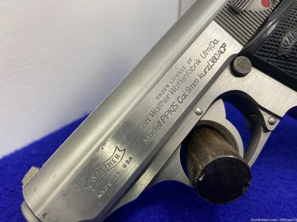 Walther/Interarms PPK/S .380ACP Stainless 3.25" *TIMELESS SEMI-AUTO PISTOL*-img-10