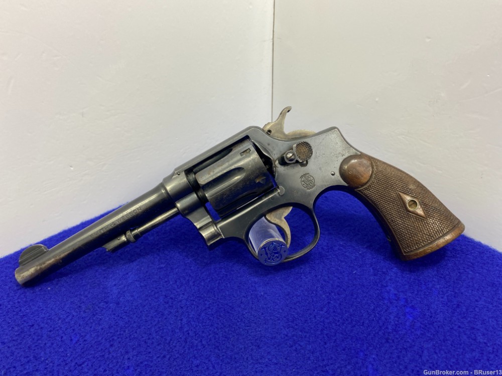 Smith & Wesson .32-20 Hand Ejector .32WCF Blue 5"*MODEL OF 1905-4TH CHANGE*-img-0