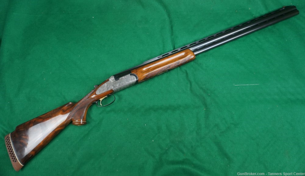 Excellent Weatherby Regency Trap Engraved 12 12ga 32" Like New 1¢ Start-img-1