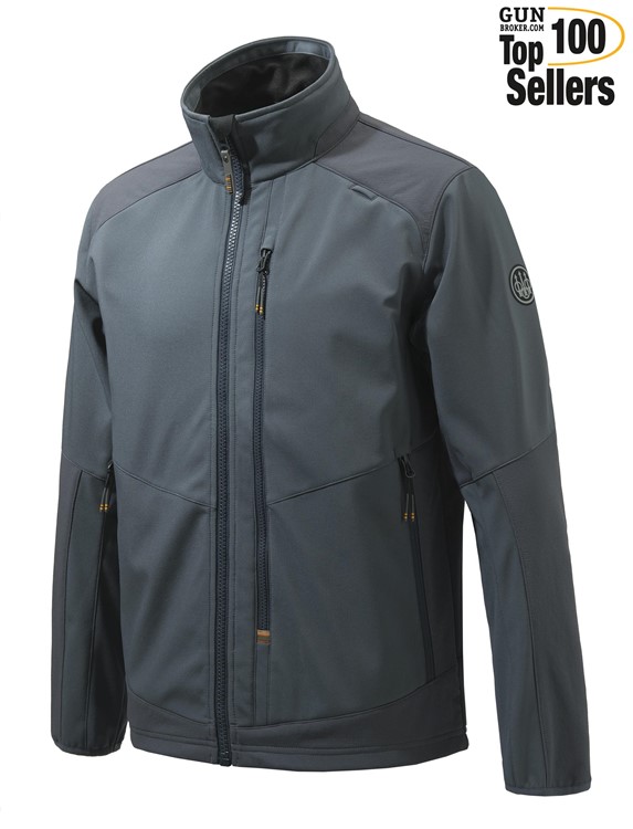BERETTA Butte Softshell Jacket, Color: Ebony, Size: L (GU624T211409ORL)-img-0