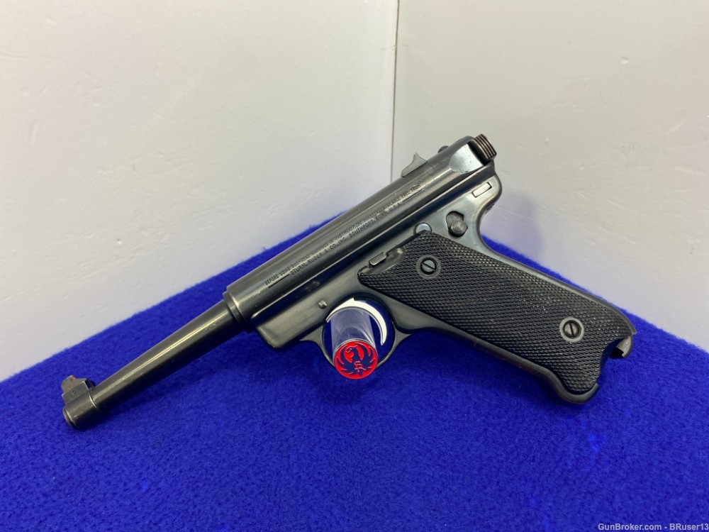 1987 Ruger Mark II .22LR Blue 4.75" *EARLY PRODUCTION MODEL EXAMPLE*-img-2