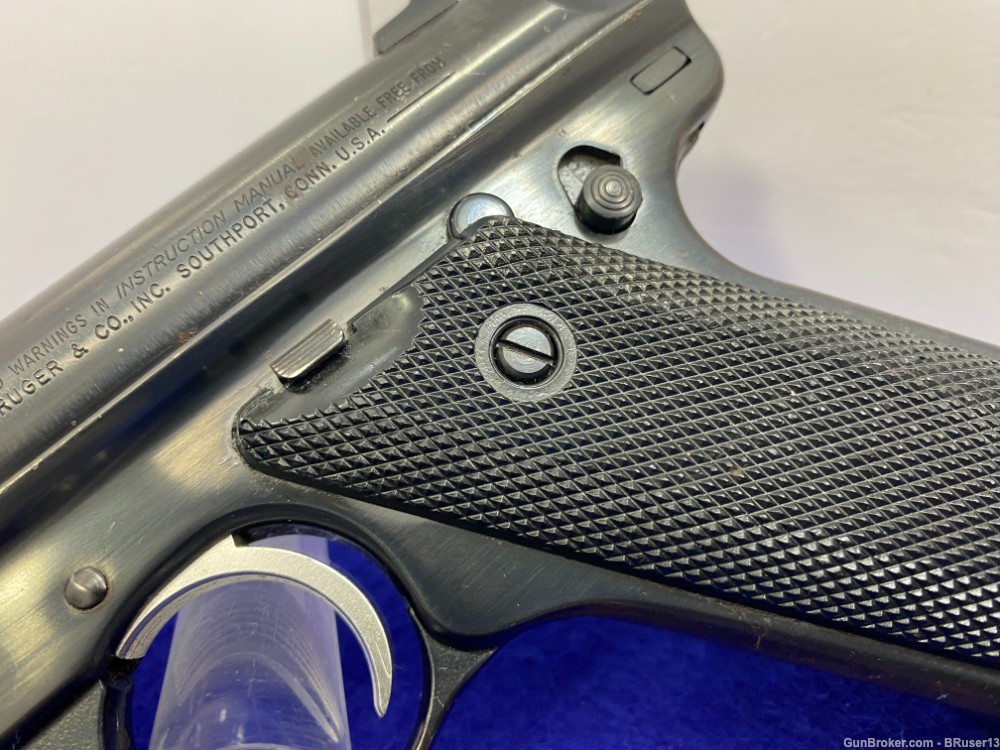 1987 Ruger Mark II .22LR Blue 4.75" *EARLY PRODUCTION MODEL EXAMPLE*-img-8