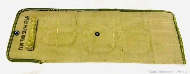Original WW2 USGI M13 Tool Roll M1919A4, M1917A1 and others Spare parts -img-3