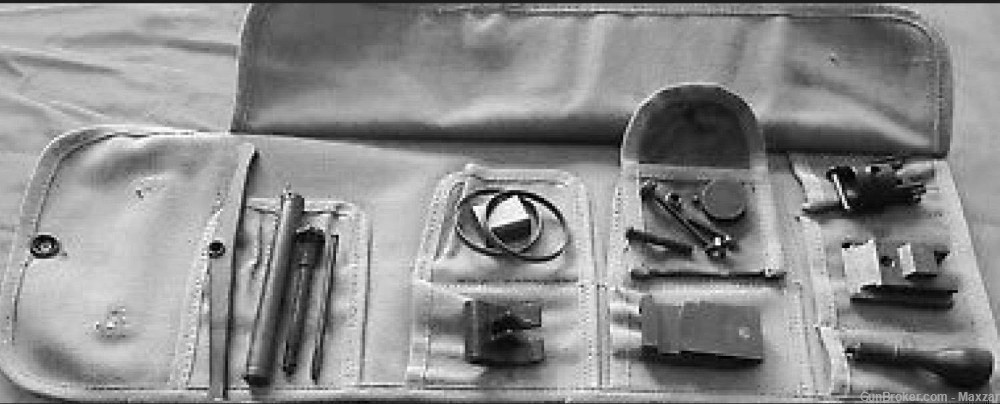 Original WW2 USGI M13 Tool Roll M1919A4, M1917A1 and others Spare parts -img-6
