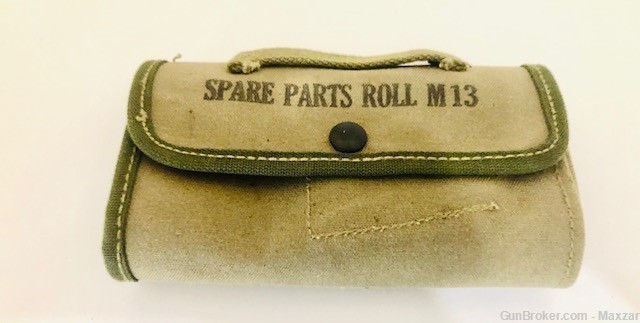 Original WW2 USGI M13 Tool Roll M1919A4, M1917A1 and others Spare parts -img-4