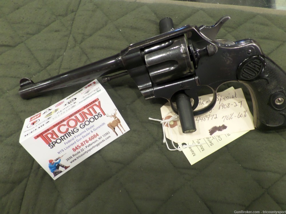 Colt Army Special 38 special 6 inch Used in nice shape-img-1