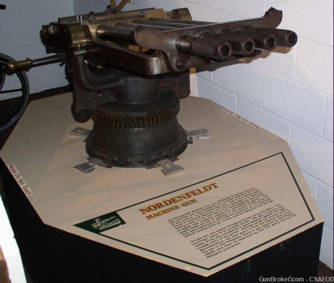 GERMAN ONE INCH NORDENFELT MACHINE GUN -img-6