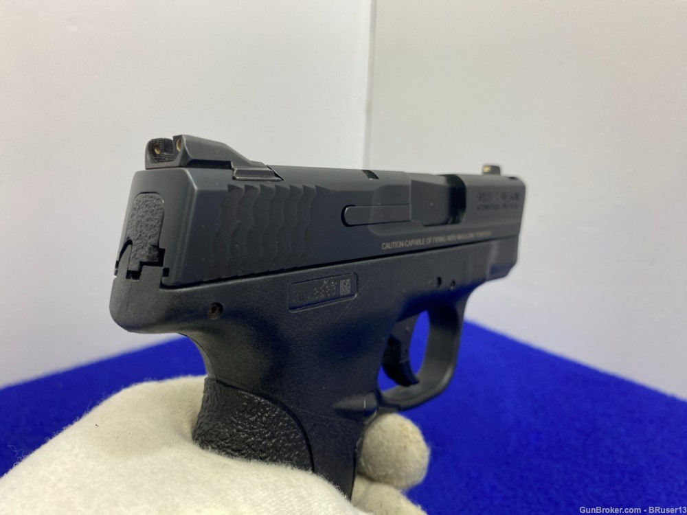 Smith Wesson M&P 9 Shield 9mm 3.1" *DURABLE BLACK MELONITE FINISH*-img-20