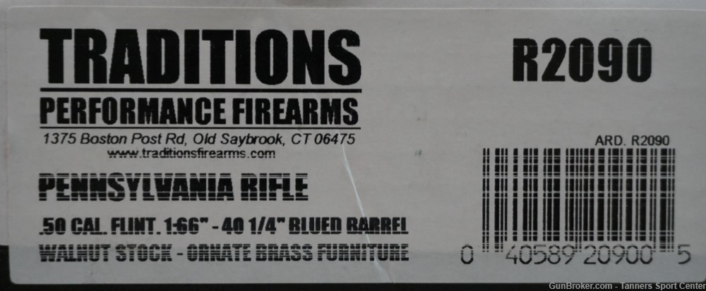 UNFIRED Traditions Pennsylvania PA Rifle Flintlock .50cal 40.25"-img-31