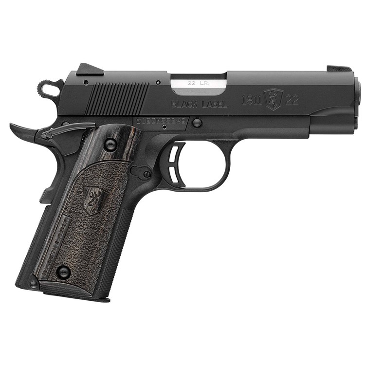 Browning 1911-22 Black Label Compact Pistol 22LR Matte 3 5/8-img-0