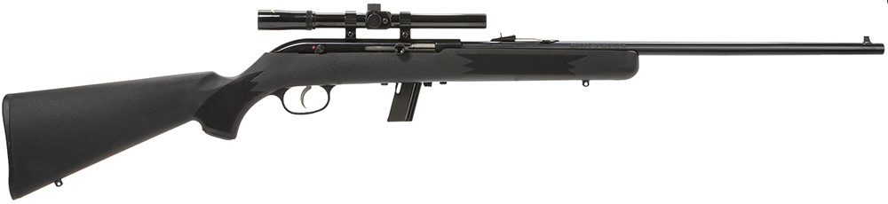 Savage 64 FXP 22 LR Rifle 21 10+1 Black w/4x15mm Scope-img-1