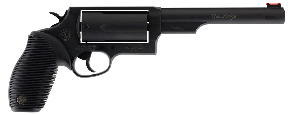 Taurus Judge Magnum .45LC/.410Ga 5Rd 6.5 Steel Barrel/Cyl/Frame Matte Black-img-0