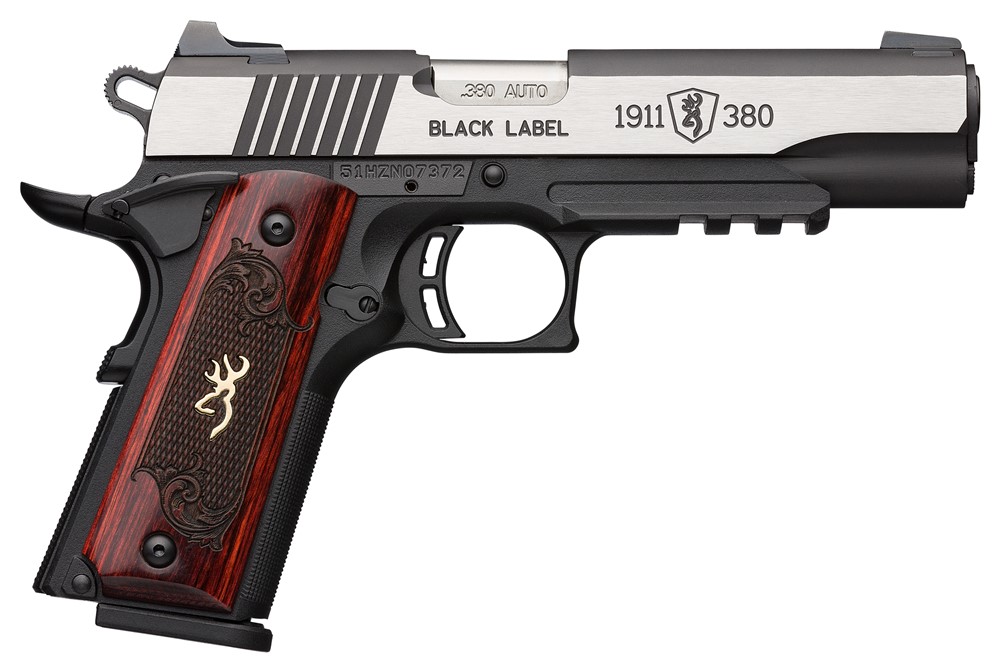 Browning 1911-380 Black Label Medallion Pro Compact 380 ACP 3.63 Pistol Bla-img-0