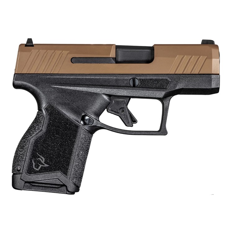 Taurus GX4 9MM Micro-Compact Pistol  - Black/Troy Coyote Brown-img-0