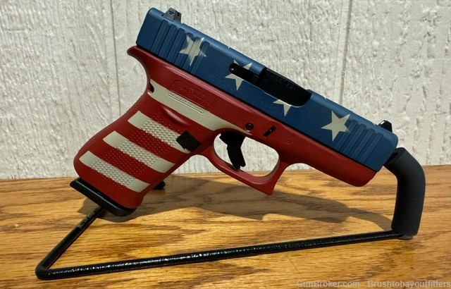 Glock 43X American Flag Cerakote 9mm (USA Made)-img-1