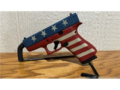 Glock 43X American Flag Cerakote 9mm (USA Made)