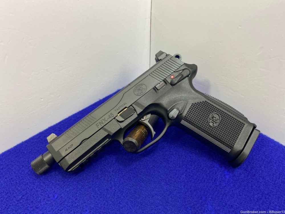 FN FNX-45 Tactical .45ACP Black 5 3/8" *AMAZING COMBAT STYLE FEATURES*-img-0
