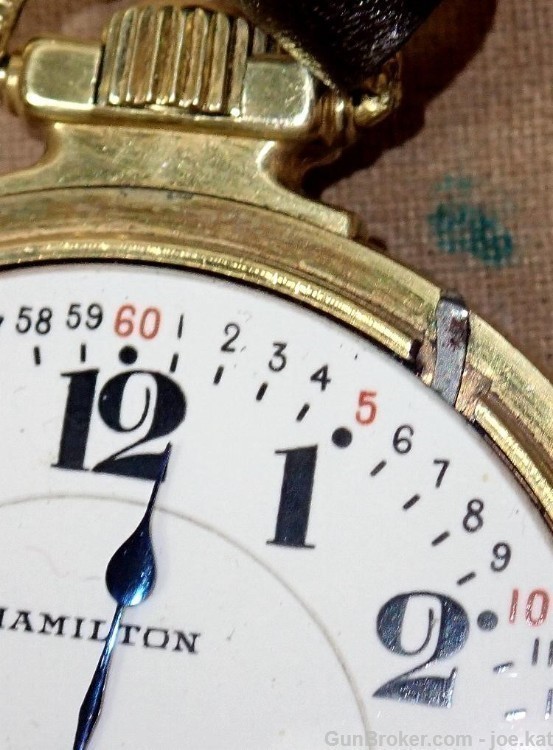 1922 Hamilton #992 RailRoad Grade Pocket Watch (MISCWATC)-img-5