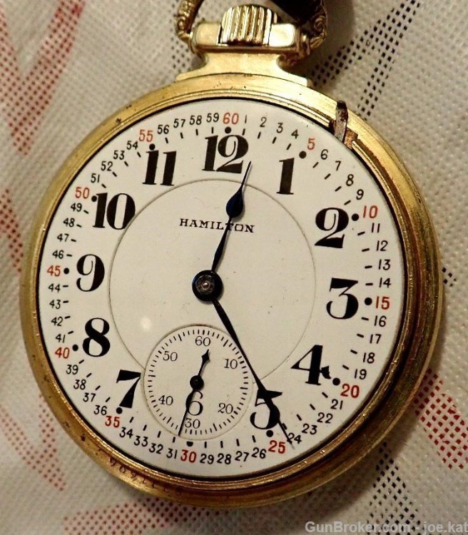 1922 Hamilton #992 RailRoad Grade Pocket Watch (MISCWATC)-img-4