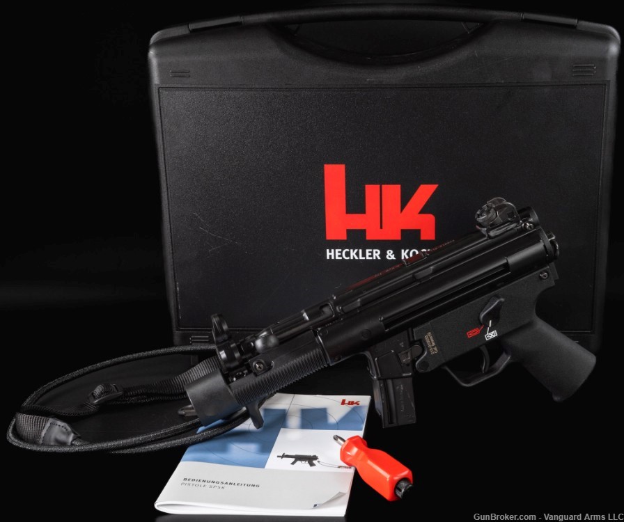 Heckler and Koch SP5K 9x19mm Semi-Auto Pistol! German Import! -img-0
