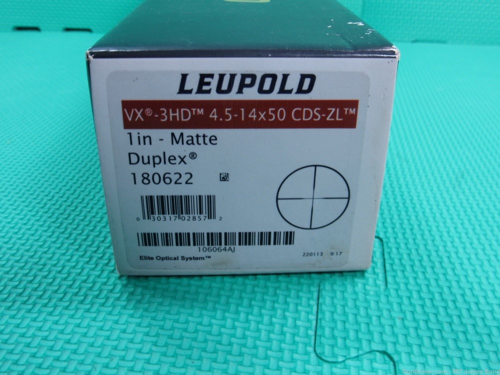 Leupold VX3 HD Rifle Scope 4.5-14x50mm CDS Matte Black Duplex Reticle w/Box-img-20
