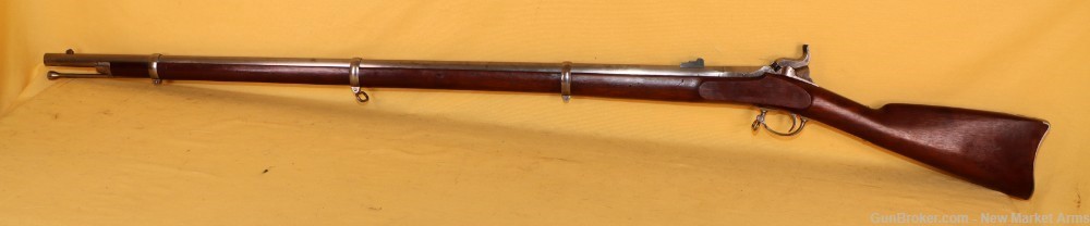 Rare & Mint Civil War Lindsay US Model 1863 Double Rifle Musket c. 1864-img-13