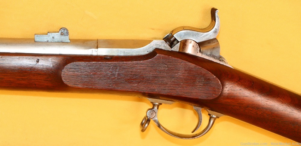 Rare & Mint Civil War Lindsay US Model 1863 Double Rifle Musket c. 1864-img-15