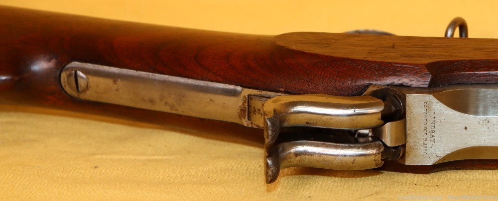 Rare & Mint Civil War Lindsay US Model 1863 Double Rifle Musket c. 1864-img-12