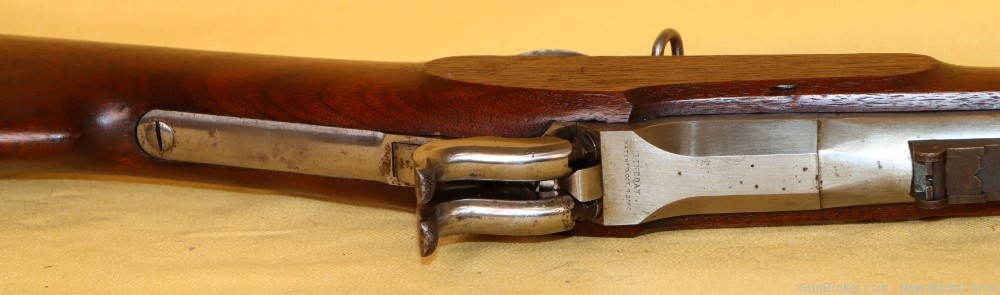 Rare & Mint Civil War Lindsay US Model 1863 Double Rifle Musket c. 1864-img-17