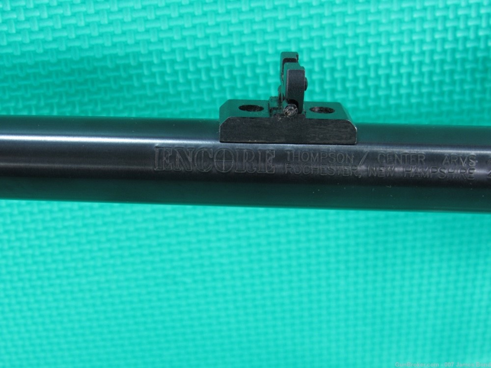 Thompson Center Encore 22-250 Rifle Barrel Blued 24” Open Sights Nice  -img-3