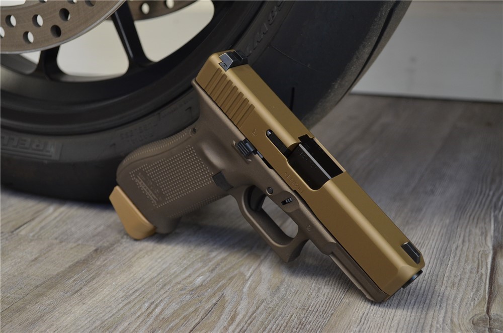 Glock 19X Gen 5 9mm w/NS X-Werks Midnight Bronze 19 X 19rd & 17rd-img-0