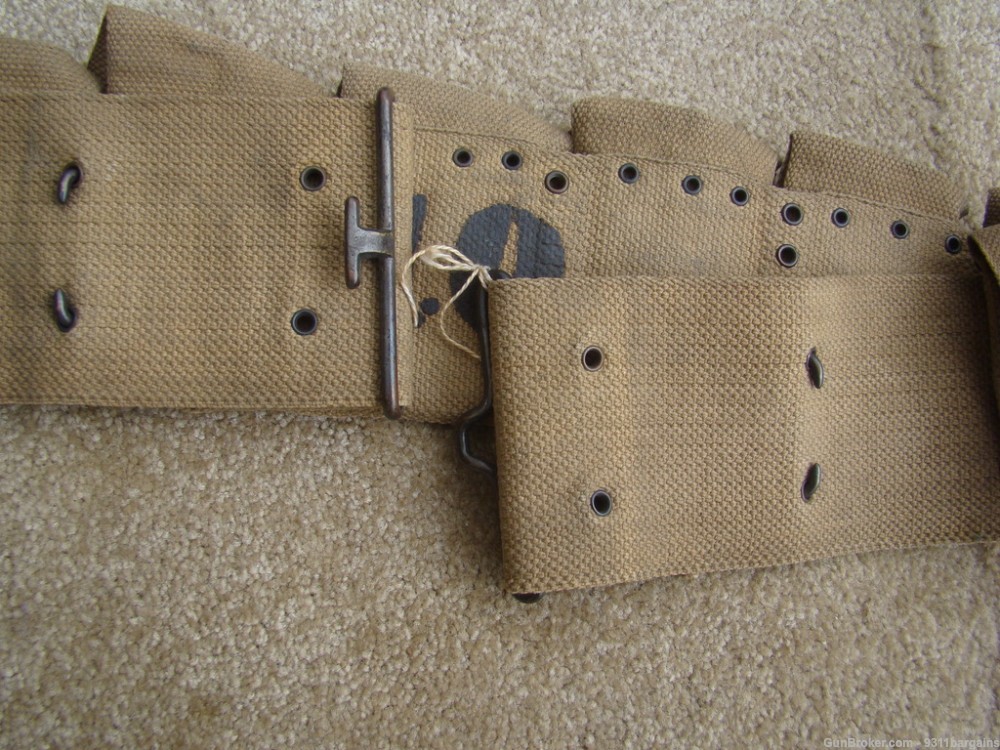 1ST U.S.Pattern Mod 1903 Cavalry Cartridge Belt, 03 Springfield 9 Pocket-img-6