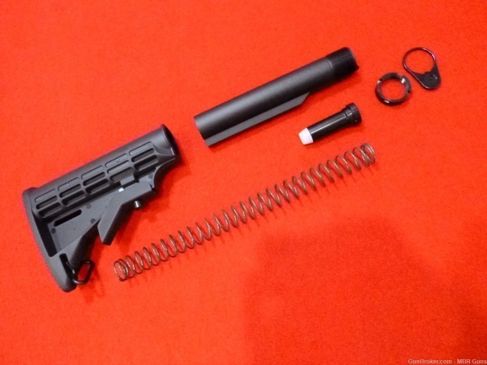 AR 308 Complete Mil-Spec M4 Stock and Buffer Assembly-img-0