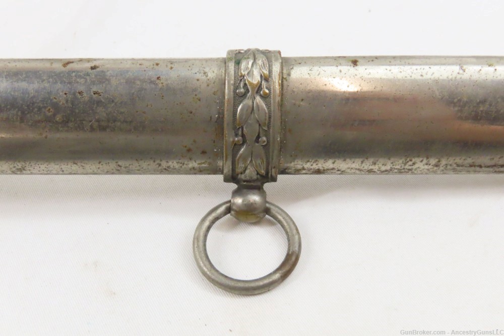NICKEL FINISH Non-Regulation 1902 Pattern ARMY OFFICER’S Sword w/SCABBARD  -img-18