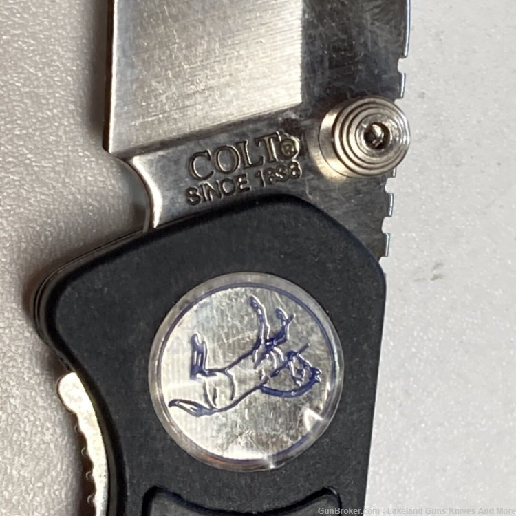 NIB Discontinued Colt CT36-CLP Pony Liner Lock Black Pocket Knife MFG 1999!-img-3