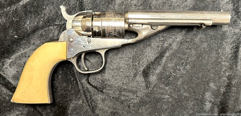 COLT MODEL 1871-72 OPEN TOP REVOLVER WITH BOX, BLACK POWDER-img-7