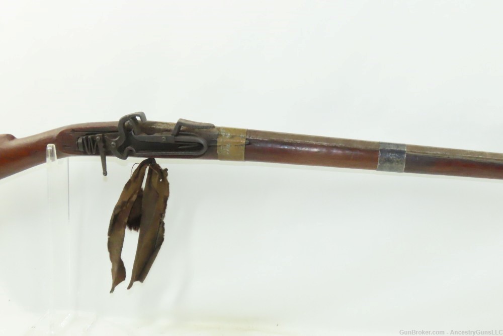 BARBARY COAST/MEDITERRANEAN Antique KABYLE Snaphaunce .38 FLINTLOCK Musket -img-3