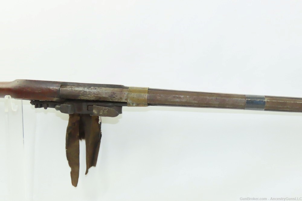 BARBARY COAST/MEDITERRANEAN Antique KABYLE Snaphaunce .38 FLINTLOCK Musket -img-11