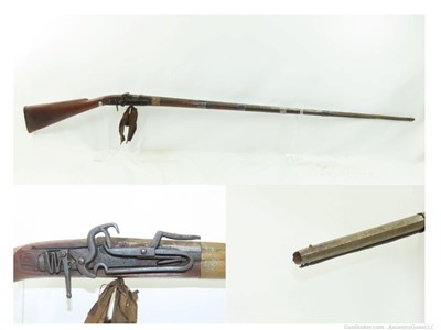 BARBARY COAST/MEDITERRANEAN Antique KABYLE Snaphaunce .38 FLINTLOCK Musket 