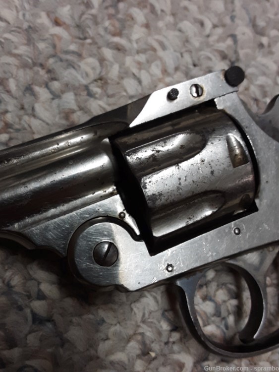 Harrington Richardson Auto Ejecting Revolver Nickel Finish-img-1