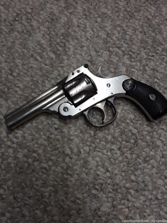Harrington Richardson Auto Ejecting Revolver Nickel Finish-img-0