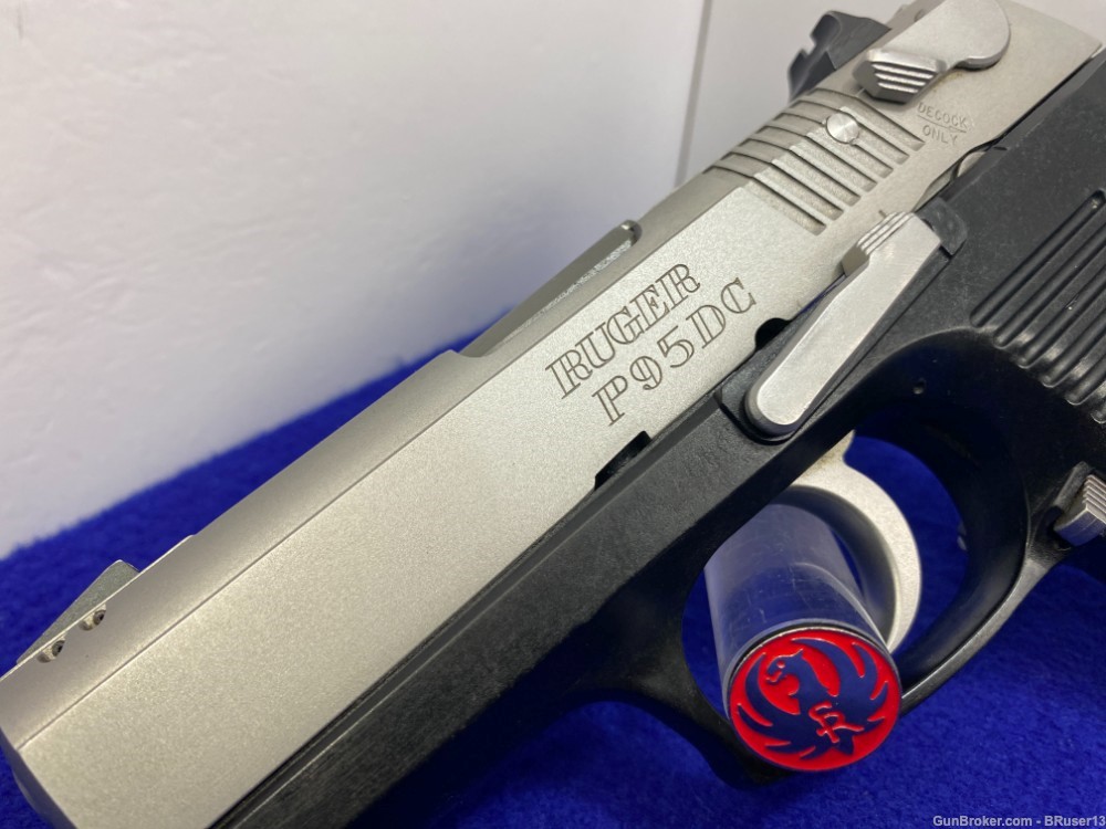 1996 Ruger P95DC 9mm Stainless 3.9" *FISRT YEAR OF PRODUCTION RUGER DECOCK*-img-7