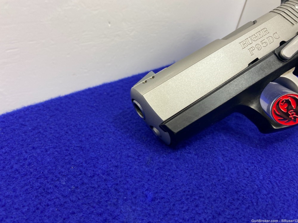 1996 Ruger P95DC 9mm Stainless 3.9" *FISRT YEAR OF PRODUCTION RUGER DECOCK*-img-9