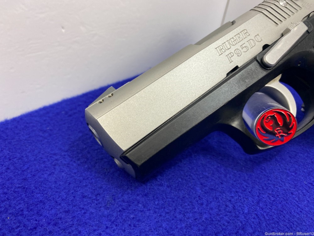 1996 Ruger P95DC 9mm Stainless 3.9" *FISRT YEAR OF PRODUCTION RUGER DECOCK*-img-8