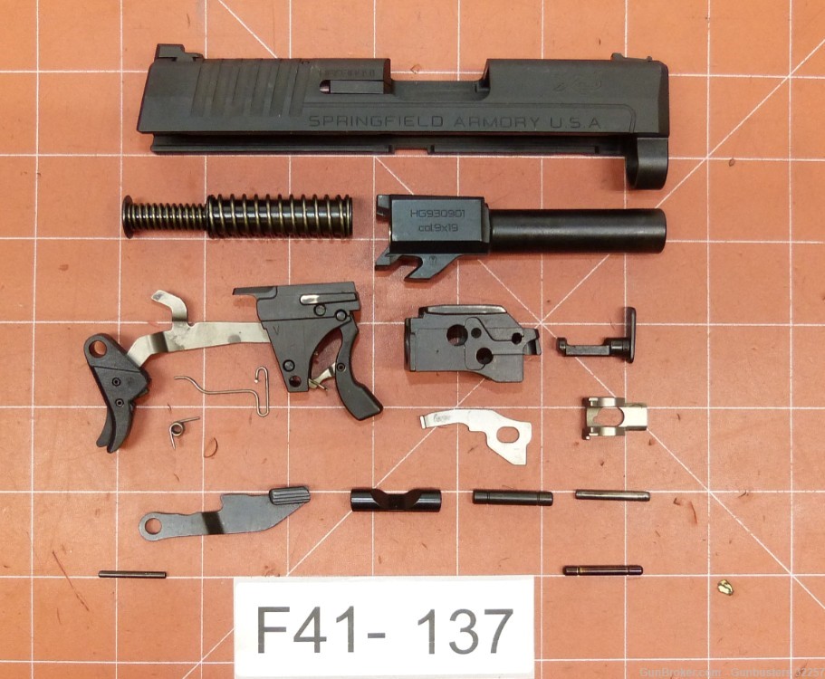 Springfield Armory XDS-9 9MM, Repair Parts F41-137-img-0