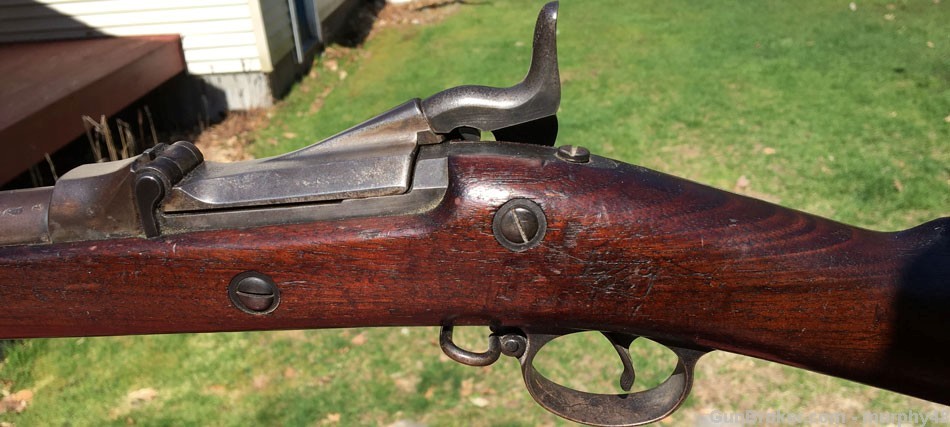 U.S. Springfield Trapdoor Model 1888 Ramrod Bayonet Rifle 45/70 -img-22