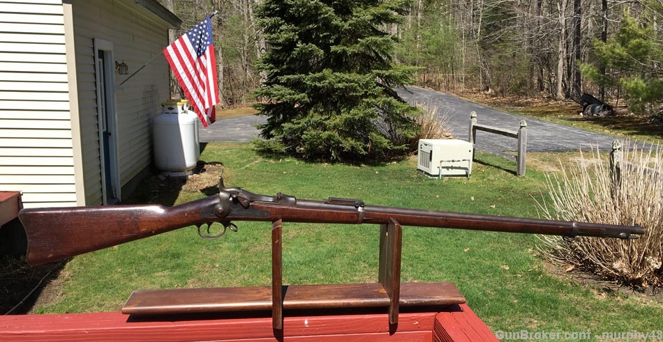 U.S. Springfield Trapdoor Model 1888 Ramrod Bayonet Rifle 45/70 -img-92