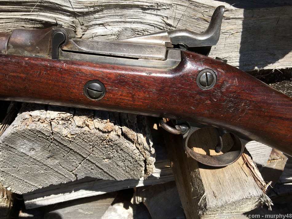 U.S. Springfield Trapdoor Model 1888 Ramrod Bayonet Rifle 45/70 -img-46