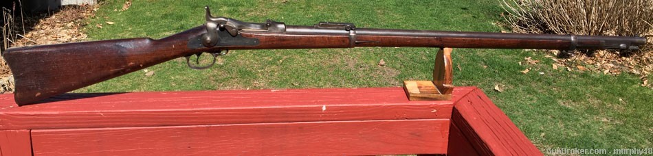 U.S. Springfield Trapdoor Model 1888 Ramrod Bayonet Rifle 45/70 -img-2