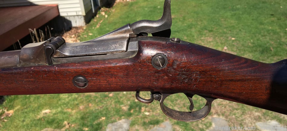 U.S. Springfield Trapdoor Model 1888 Ramrod Bayonet Rifle 45/70 -img-23